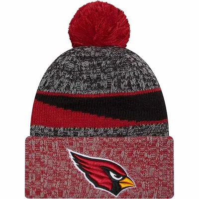 Arizona Cardinals 2023 NFL Sideline Alternate Team Color Pom Cuffed Knit Beanie Hat
