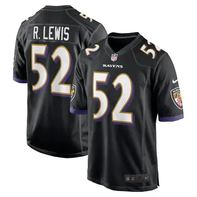 Baltimore Ravens Ray Lewis Black Nike Game Retired Player Jersey