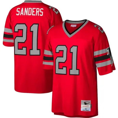 Youth Atlanta Falcons Deion Sanders Red 1989 Mitchell & Ness Legacy Jersey