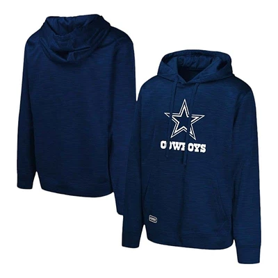 Dallas Cowboys Navy Combine Authentic Classic Streak Fleece Pullover Hoodie