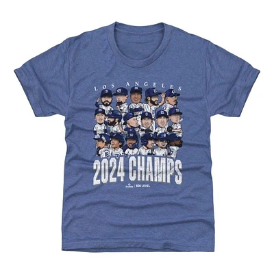 Youth Los Angeles Dodgers 2024 World Series Champions Blue Shirt