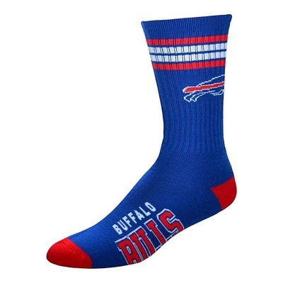 Buffalo Bills For Bare Feet 4 Stripe Deuce Socks