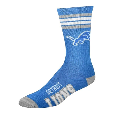 Detroit Lions For Bare Feet 4 Stripe Deuce Socks