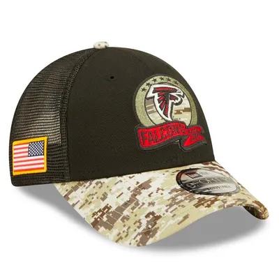 Atlanta Falcons New Era 2022 NFL Salute to Service 9FORTY Snapback Trucker Adjustable Hat