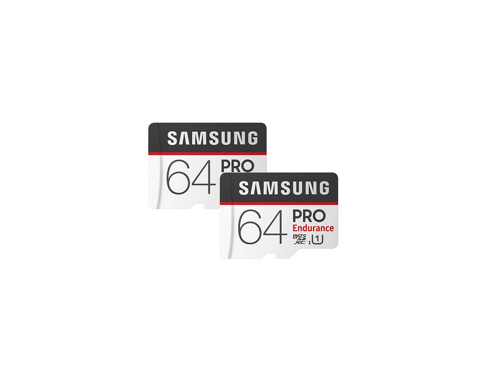 PRO Endurance microSD Memory Card 64GB - Pack Memory & Storage