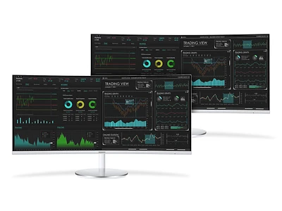 34" CJ791 Thunderboltᵀᴹ 3 Ultra Wide Screen Curved Monitor - Pack Monitors