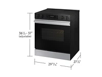 Bespoke Smart Slide-in Electric Range 6.3 cu. ft. in Stainless Steel with Air Fry & Precision Knobs | Samsung US