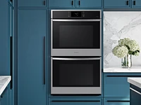 30" Double Wall Oven with Steam Cook in Stainless Steel | Samsung Business US