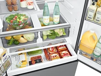 cu. ft. Mega Capacity -Door French Door Refrigerator with Four Types of Ice in Stainless Steel | Samsung US