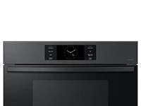 Bespoke 30" Microwave Combination Wall Oven with with Flex Duo™ in Matte Black Steel | Samsung US