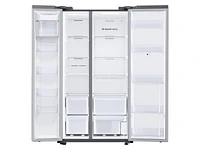 RS28A5F61SR/AA | 27.3 cu. ft. Smart Side-by-Side Refrigerator with Family Hub™ in Stainless Steel | Samsung Business US