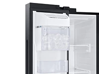 RS28A5F61SG/AA | 27.3 cu. ft. Smart Side-by-Side Refrigerator with Family Hub™ in Black Stainless Steel | Samsung Business US