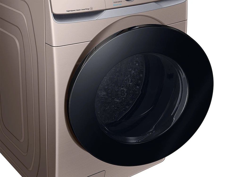 WF45B6300AC/US | 4.5 cu. ft. Large Capacity Smart Front Load Washer with Super Speed Wash - Champagne | Samsung Business US