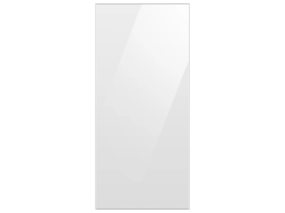 RA-F18DUU12/AA | Bespoke 4-Door Flex™ Refrigerator Panel in White Glass - Top Panel | Samsung Business US