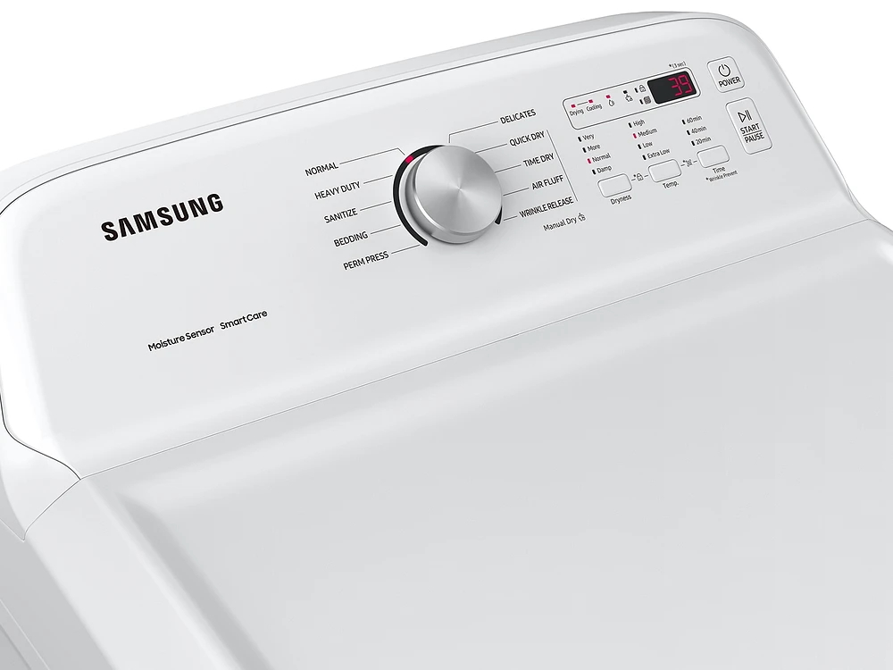 DVE50B5100W/A3 | 7.4 cu. ft. Electric Dryer with Sensor Dry in White | Samsung Business.