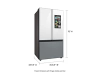 Bespoke 3-Door French Door Refrigerator (30 cu. ft.) – with Family Hub™ in Charcoal Glass Refrigerators - BNDL-1648160941154 | Samsung US