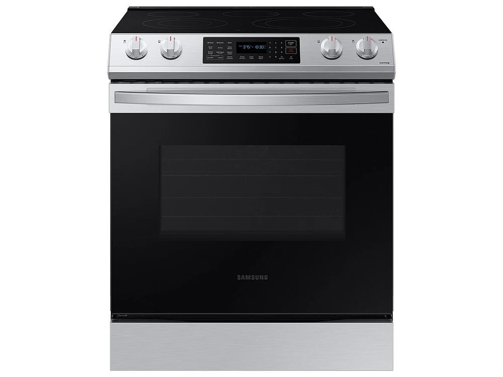 NE63BG8315SSAA | 6.3 cu. ft. Smart Slide-in Electric Range with Air Fry & Convection in Stainless Steel | Samsung Business US