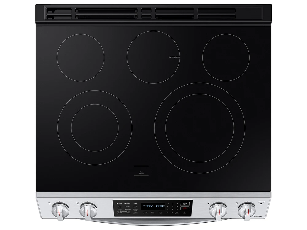 NE63BG8315SSAA | 6.3 cu. ft. Smart Slide-in Electric Range with Air Fry & Convection in Stainless Steel | Samsung Business US