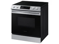 NE63BG8315SSAA | 6.3 cu. ft. Smart Slide-in Electric Range with Air Fry & Convection in Stainless Steel | Samsung Business US