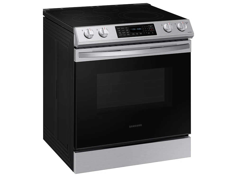 NE63BG8315SSAA | 6.3 cu. ft. Smart Slide-in Electric Range with Air Fry & Convection in Stainless Steel | Samsung Business US