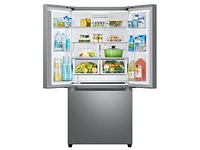 Stainless Steel 25 cu. ft. 3-Door 33" Counter Depth French Door Refrigerator with Ice Maker | Samsung US