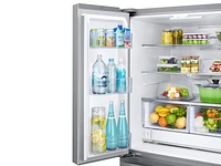 Stainless Steel 25 cu. ft. 3-Door 33" Counter Depth French Door Refrigerator with Ice Maker | Samsung US