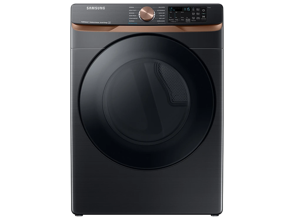 DVE50BG8300VA3 | 7.5 cu. ft. Smart Electric Dryer with Steam Sanitize+ and Sensor Dry in Brushed Black | Samsung Business US