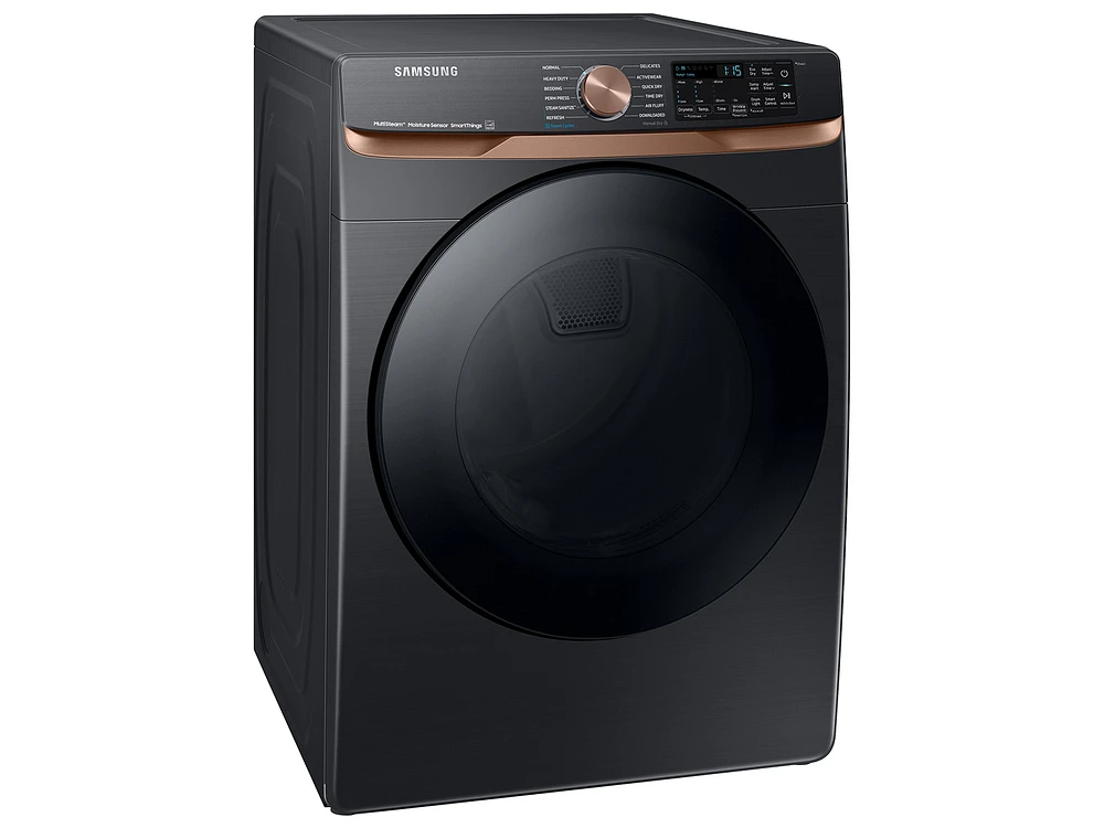 DVE50BG8300VA3 | 7.5 cu. ft. Smart Electric Dryer with Steam Sanitize+ and Sensor Dry in Brushed Black | Samsung Business US