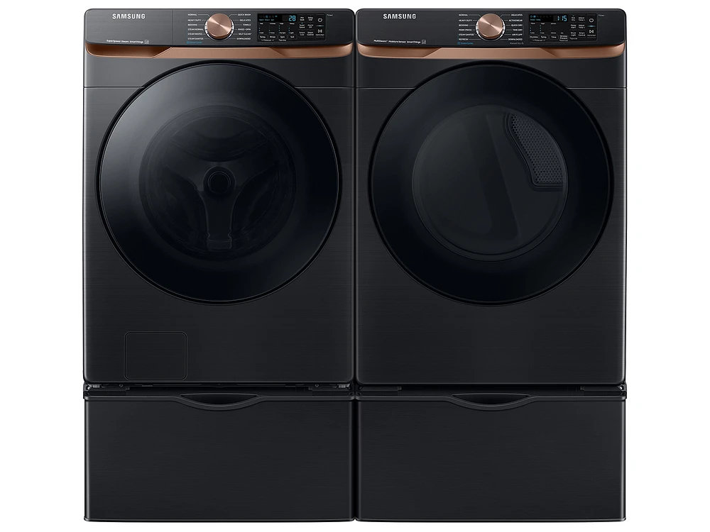 DVE50BG8300VA3 | 7.5 cu. ft. Smart Electric Dryer with Steam Sanitize+ and Sensor Dry in Brushed Black | Samsung Business US