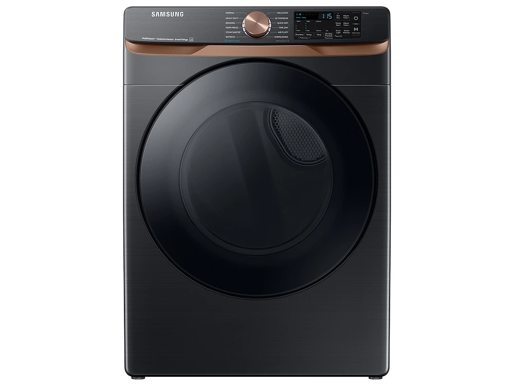 7.5 cu. ft. Smart Gas Dryer with Steam Sanitize+ and Sensor Dry in Brushed Black Dryers - DVG50BG8300VA3 | Samsung US