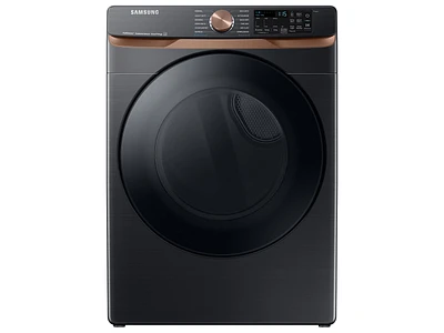 7.5 cu. ft. Smart Gas Dryer with Steam Sanitize+ and Sensor Dry in Brushed Black Dryers - DVG50BG8300VA3 | Samsung US