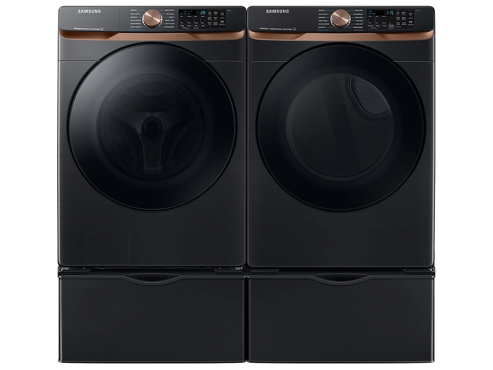 7.5 cu. ft. Smart Gas Dryer with Steam Sanitize+ and Sensor Dry in Brushed Black Dryers - DVG50BG8300VA3 | Samsung US