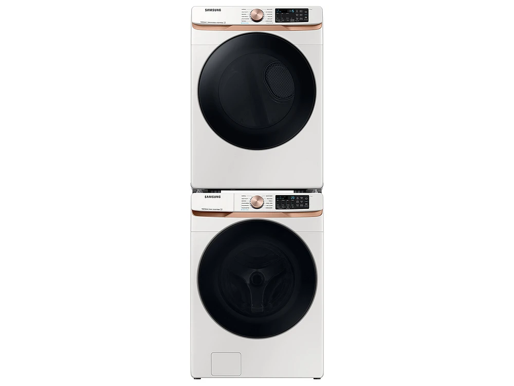 7.5 cu. ft. Smart Gas Dryer with Steam Sanitize+ and Sensor Dry in Ivory Dryers - DVG50BG8300EA3 | Samsung US