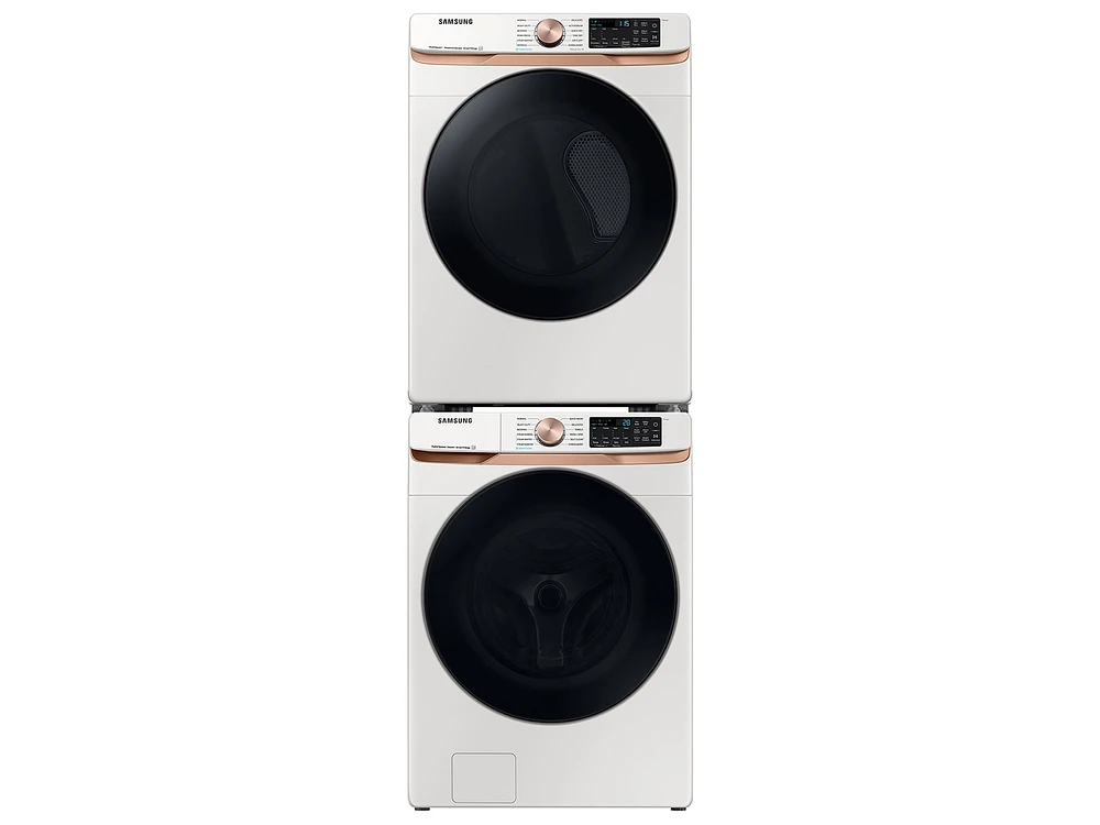 DVE50BG8300EA3 | 7.5 cu. ft. Smart Electric Dryer with Steam Sanitize+ and Sensor Dry in Ivory | Samsung Business US