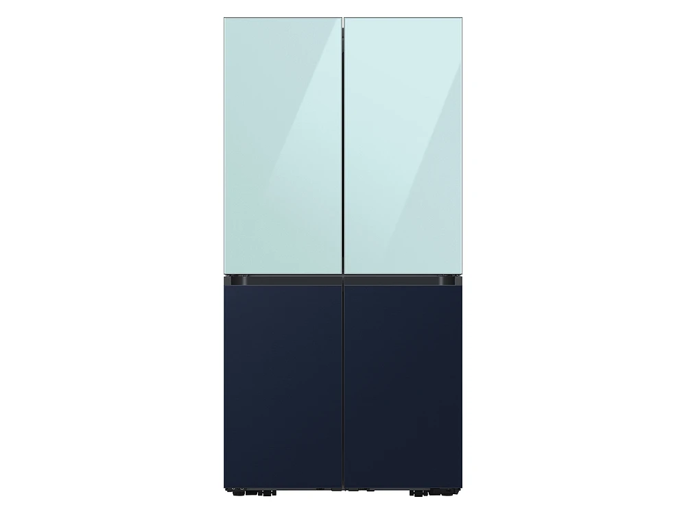 Bespoke 4-Door Flex™ Refrigerator Panel in Morning Blue Glass - Top Panel Home Appliances Accessories - RA-F18DUUCM/AA | Samsung US