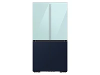 Bespoke 4-Door Flex™ Refrigerator Panel in Morning Blue Glass - Top Panel Home Appliances Accessories - RA-F18DUUCM/AA | Samsung US