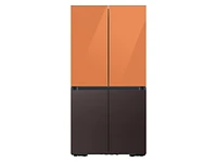 Bespoke 4-Door Flex™ Refrigerator Panel in Clementine Glass - Top Panel Home Appliances Accessories - RA-F18DUUCH/AA | Samsung US