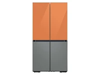 Bespoke 4-Door Flex™ Refrigerator Panel in Clementine Glass - Top Panel Home Appliances Accessories - RA-F18DUUCH/AA | Samsung US