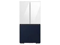 RA-F18DUU12/AA | Bespoke 4-Door Flex™ Refrigerator Panel in White Glass - Top Panel | Samsung Business US