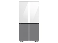 RA-F18DUU12/AA | Bespoke 4-Door Flex™ Refrigerator Panel in White Glass - Top Panel | Samsung Business US