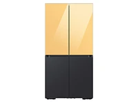 Bespoke 4-Door Flex™ Refrigerator Panel in Sunrise Yellow Glass - Top Panel Home Appliances Accessories - RA-F18DUUC0/AA | Samsung US