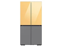 Bespoke 4-Door Flex™ Refrigerator Panel in Sunrise Yellow Glass - Top Panel Home Appliances Accessories - RA-F18DUUC0/AA | Samsung US