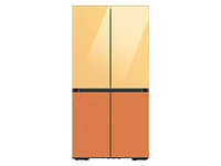 Bespoke 4-Door Flex™ Refrigerator Panel in Sunrise Yellow Glass - Top Panel Home Appliances Accessories - RA-F18DUUC0/AA | Samsung US