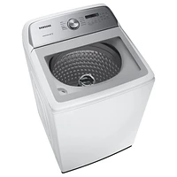 4.9 cu. ft. Capacity Top Load Washer with ActiveWave™ Agitator and Active WaterJet in White Washers - WA49B5205AW/US | Samsung US