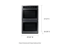 NV51T5511DG/AA | 30" Smart Double Wall Oven in Black Stainless Steel | Samsung Business US