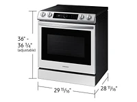 Bespoke Smart Slide-In Gas Range, White Glass (6.0 cu ft) | Samsung US