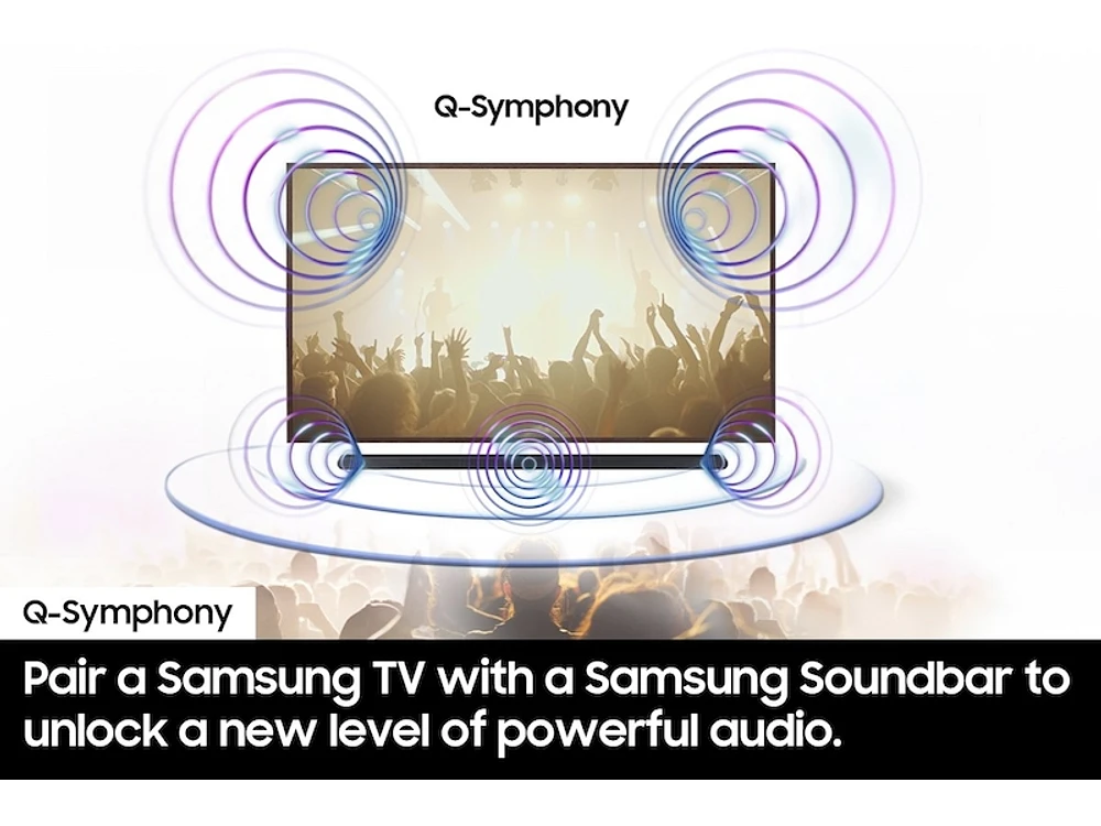 Samsung Ultra-slim 3.1ch. Wireless Dolby ATMOS Soundbar w/ Q-Symphony / HW-S700D