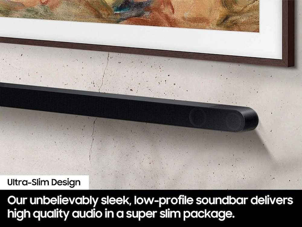 Ultra-slim 3.1.2ch. Wireless Dolby ATMOS Soundbar w/ Q-Symphony / HW-S800D