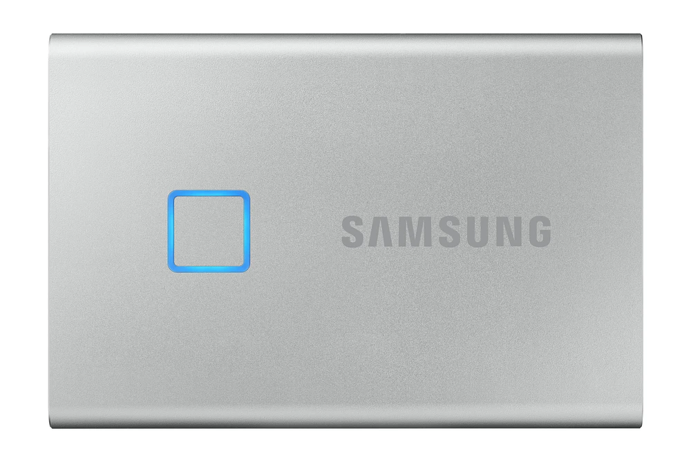 Portable SSD T7 TOUCH USB 3.2 2TB (Silver) Memory & Storage - MU-PC2T0S/WW | Samsung US