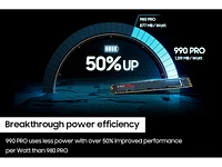 990 PRO PCIe<sup>®</sup> 4.0 NVMe<sup>®</sup> SSD 1TB